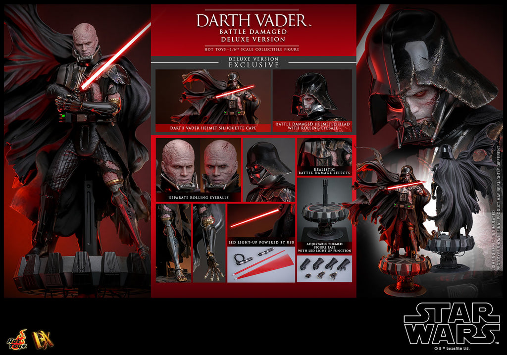 Darth Vader (Battle Damaged) Star Wars Sixth Scale Figure