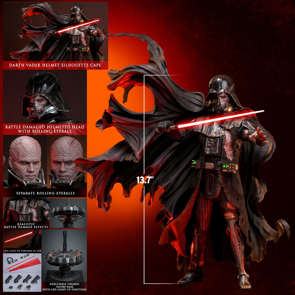 Darth Vader (Battle Damaged) Star Wars Sixth Scale Figure