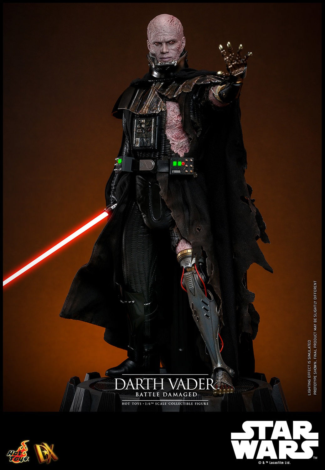 Darth Vader (Battle Damaged) Star Wars Sixth Scale Figure