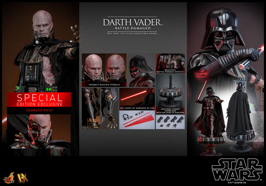 Darth Vader (Battle Damaged) Star Wars Sixth Scale Figure