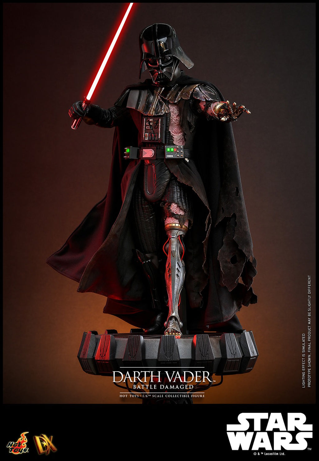 Darth Vader (Battle Damaged) Star Wars Sixth Scale Figure