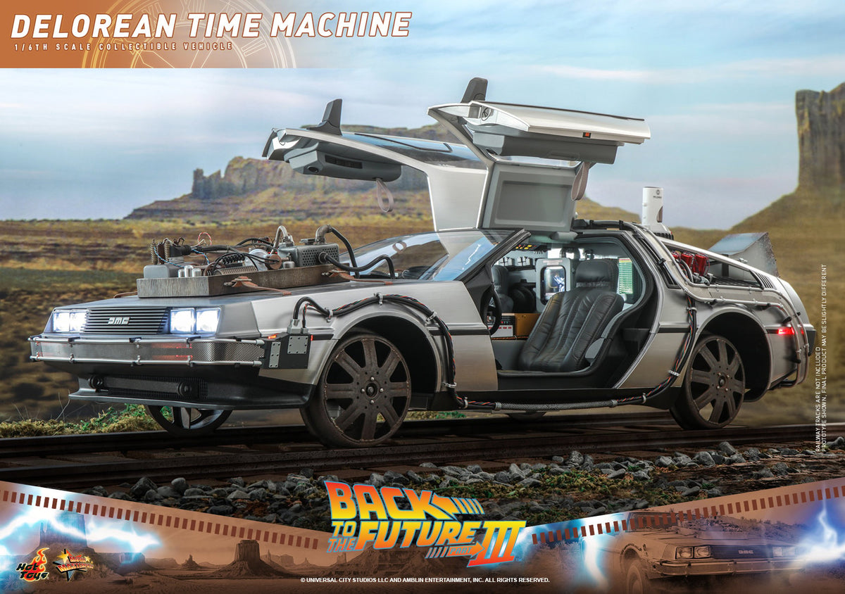 DeLorean Time Machine Back to the Future Sixth Scale Figure Accessory