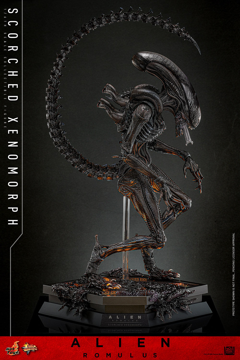 Scorched Xenomorph Alien Sixth Scale Figure