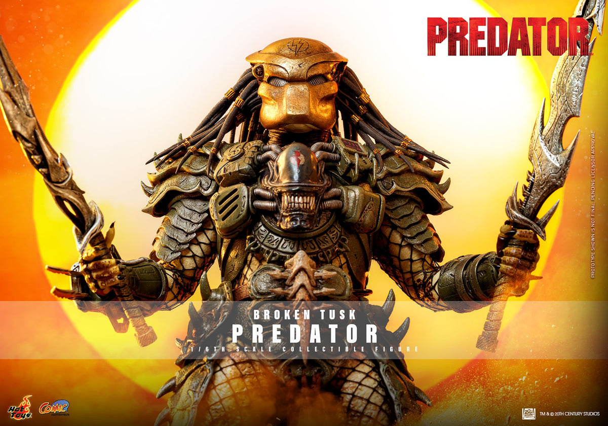 Broken Tusk Predator Alien VS Predator Sixth Scale Figure