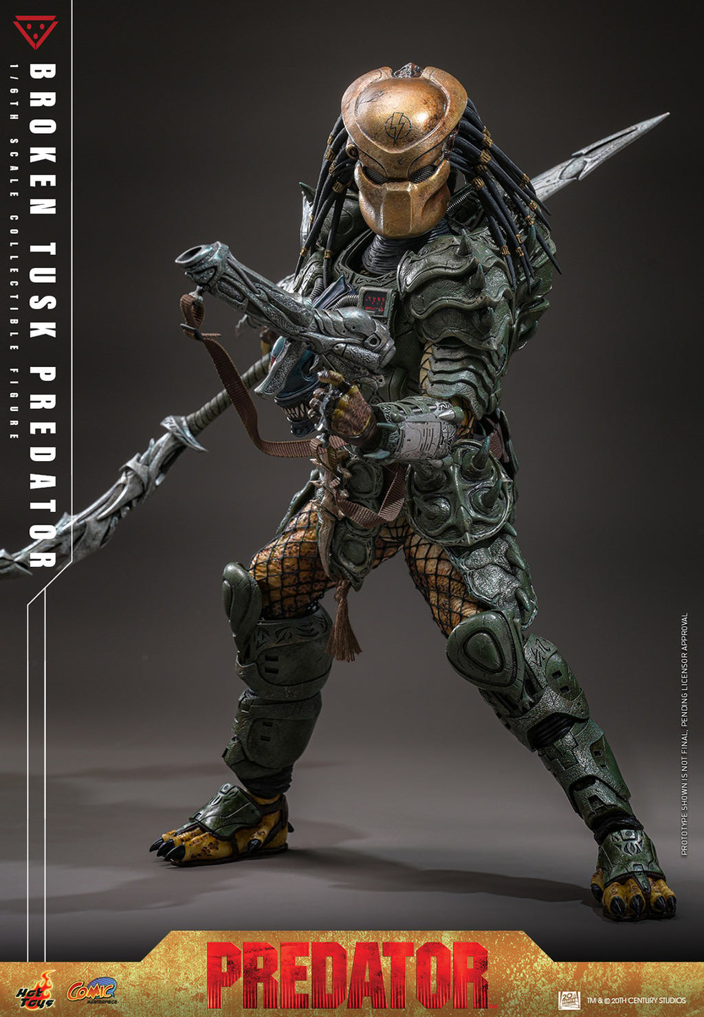 Broken Tusk Predator Alien VS Predator Sixth Scale Figure