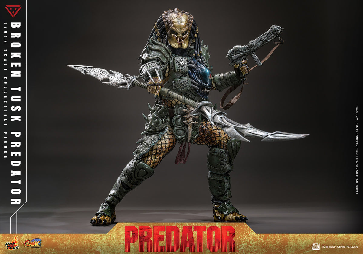 Broken Tusk Predator Alien VS Predator Sixth Scale Figure