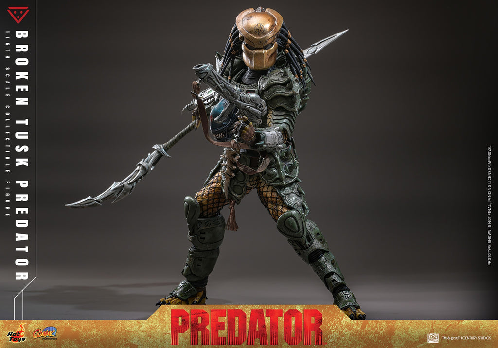 Broken Tusk Predator Alien VS Predator Sixth Scale Figure