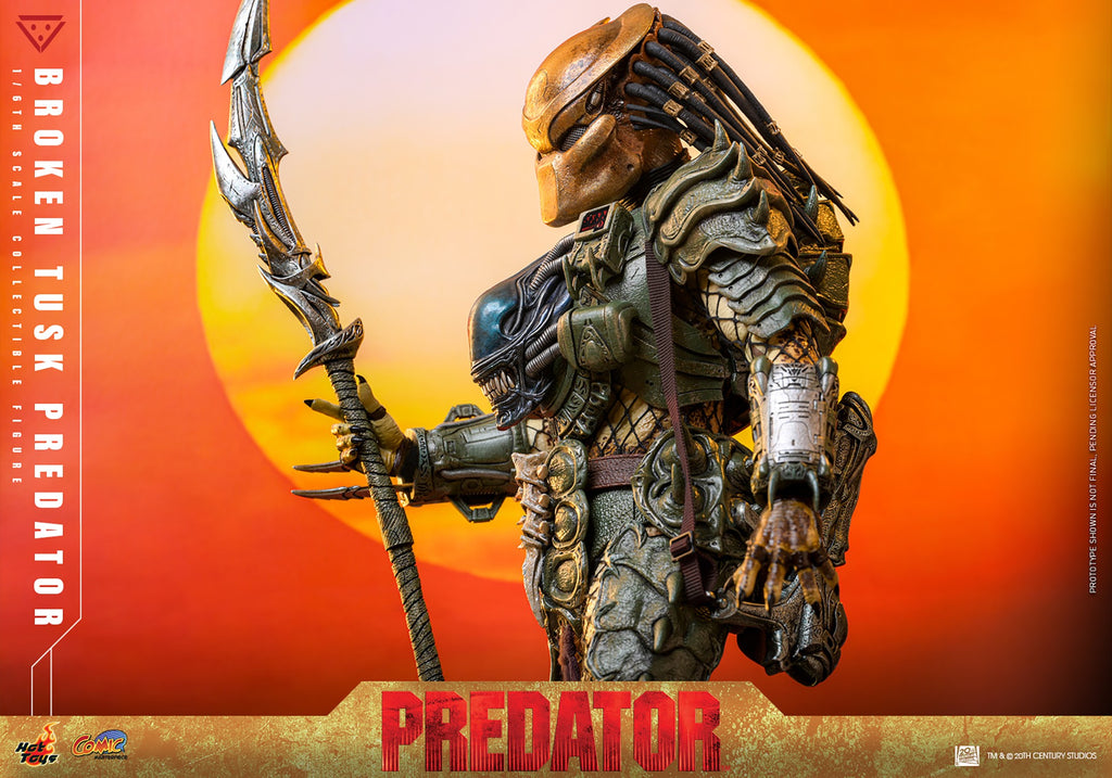 Broken Tusk Predator Alien VS Predator Sixth Scale Figure