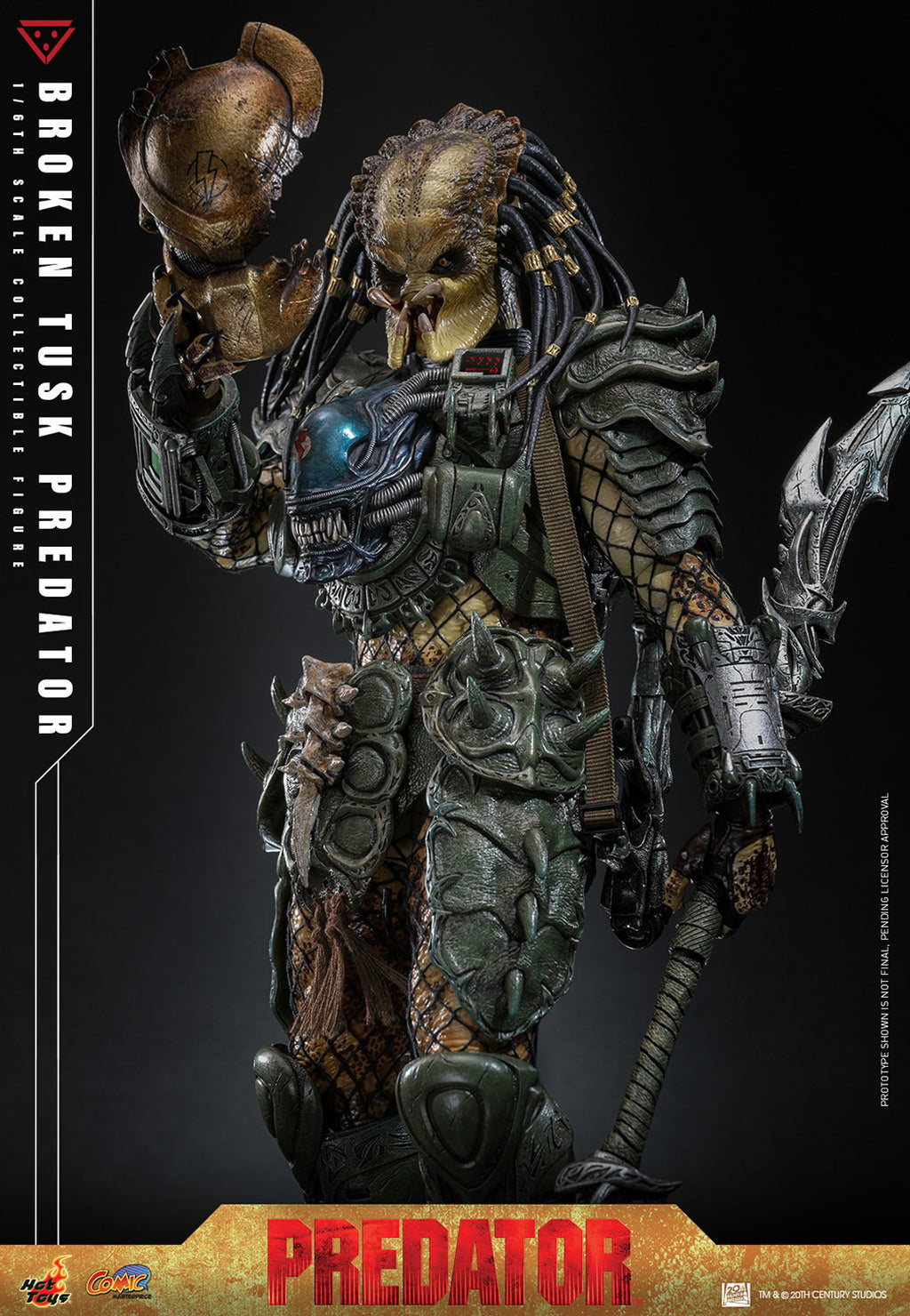 Broken Tusk Predator Alien VS Predator Sixth Scale Figure