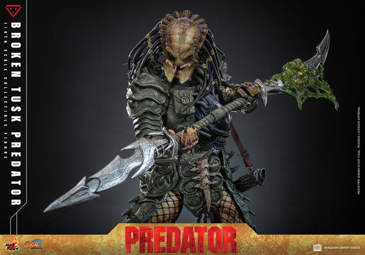 Broken Tusk Predator Alien VS Predator Sixth Scale Figure