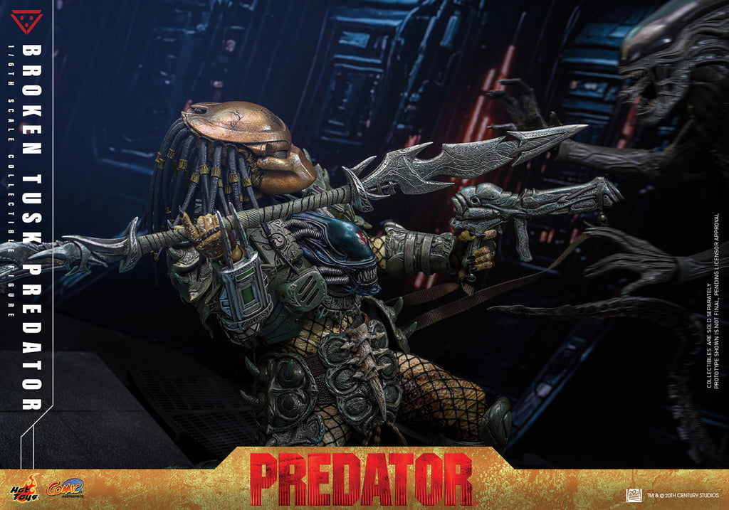 Broken Tusk Predator Alien VS Predator Sixth Scale Figure