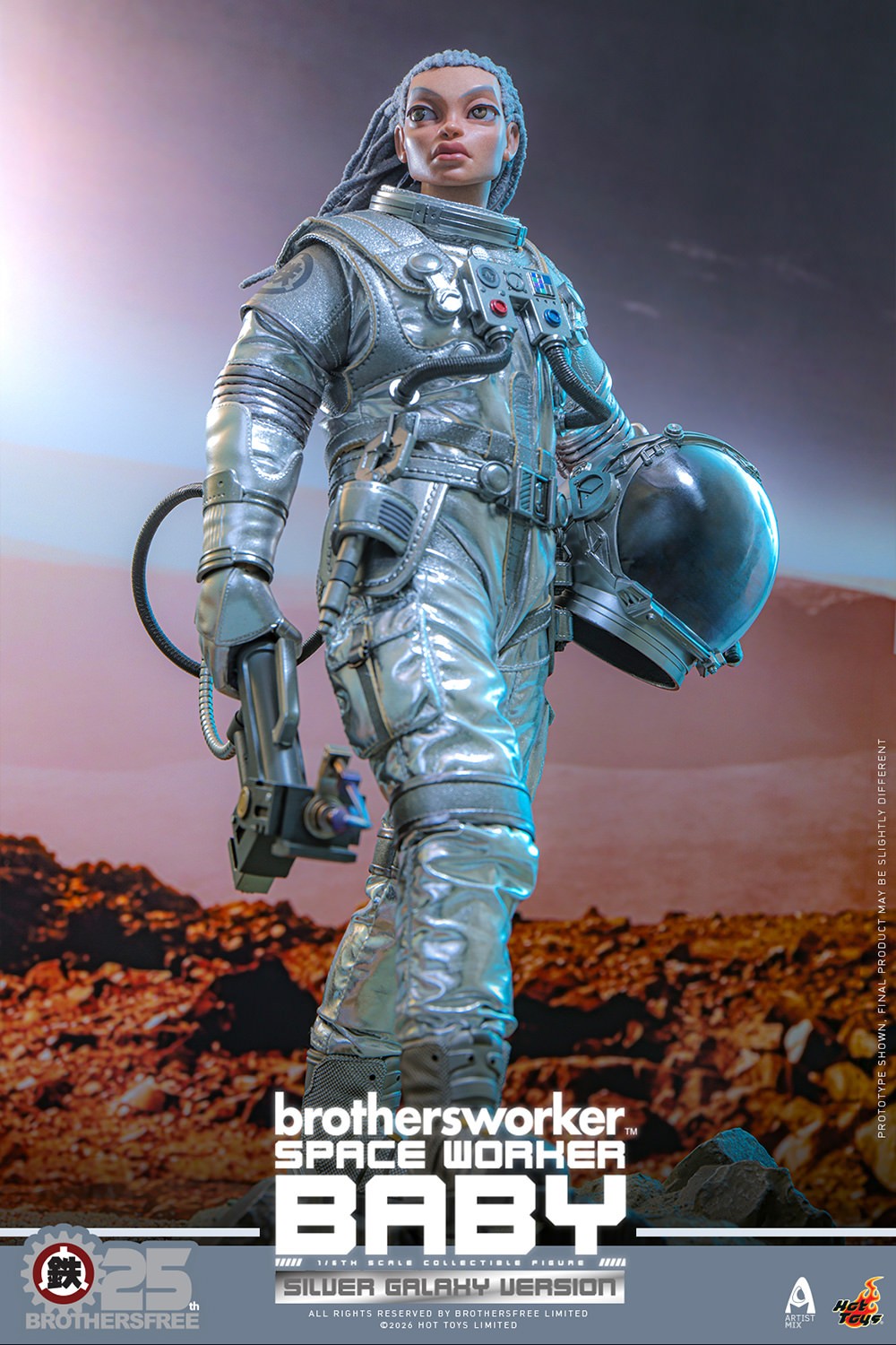Space Worker Baby (Brothersfree 25th Silver Galaxy Version) Sixth Scale Figure