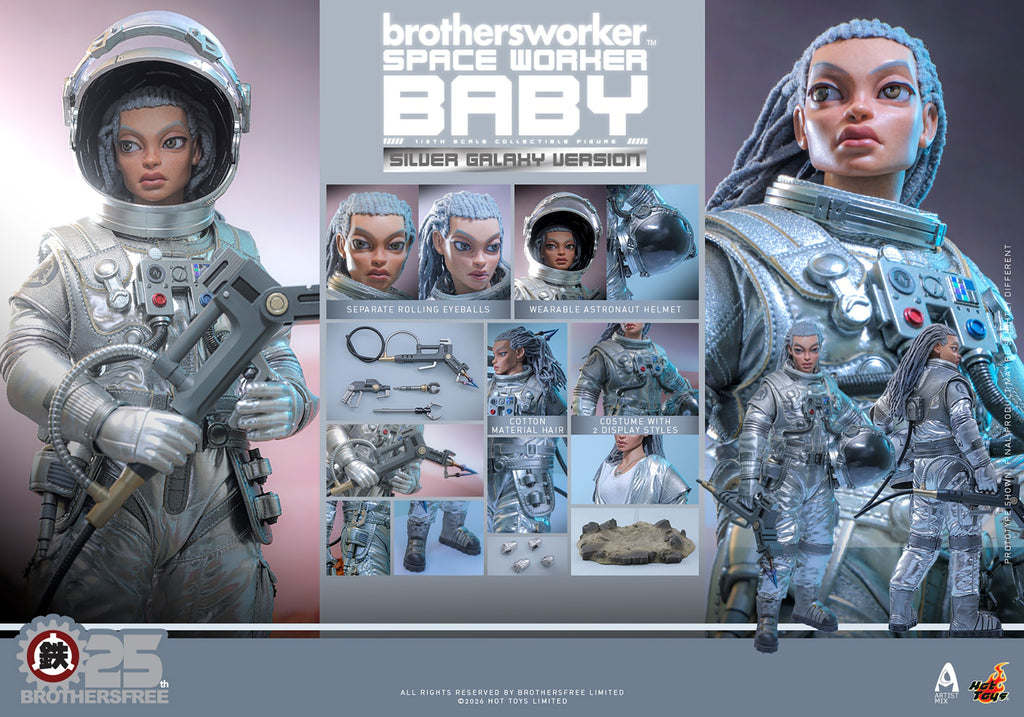 Space Worker Baby (Brothersfree 25th Silver Galaxy Version) Sixth Scale Figure