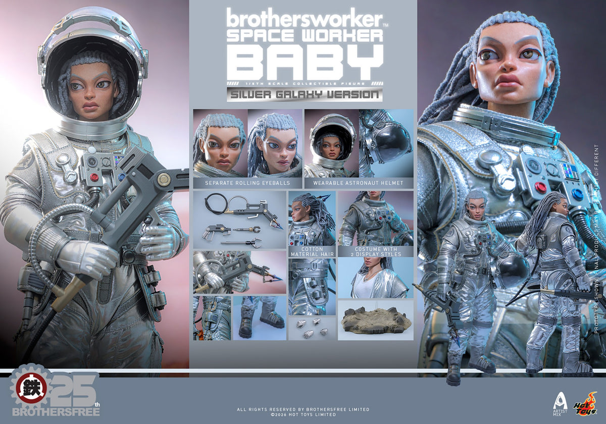 Space Worker Baby (Brothersfree 25th Silver Galaxy Version) Sixth Scale Figure