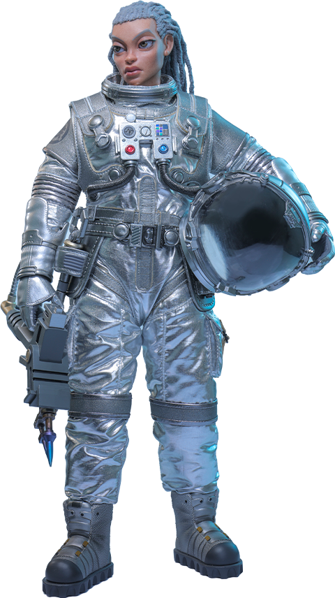Space Worker Baby (Brothersfree 25th Silver Galaxy Version) Sixth Scale Figure