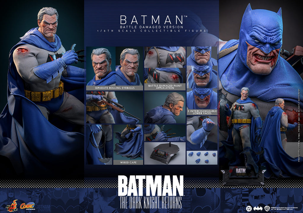 Batman (Battle Damaged Version) DC Sixth Scale Figure