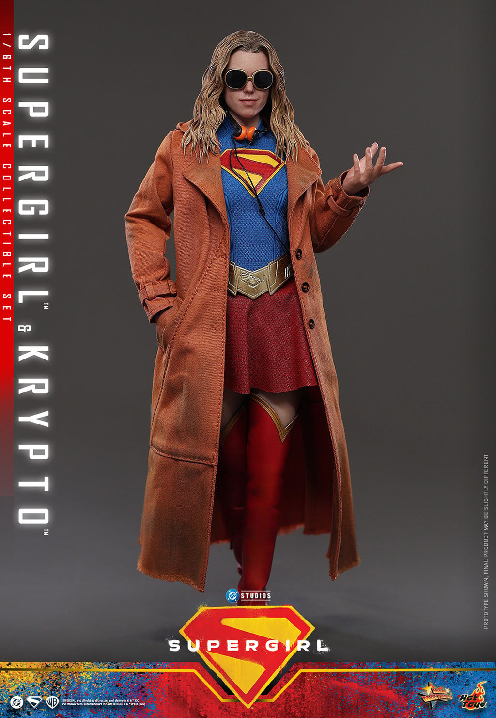 Supergirl & Krypto DC Sixth Scale Figure Set