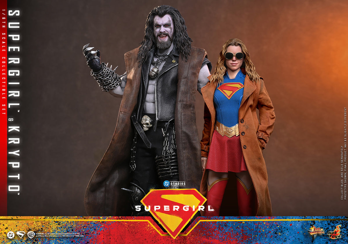 Supergirl & Krypto DC Sixth Scale Figure Set
