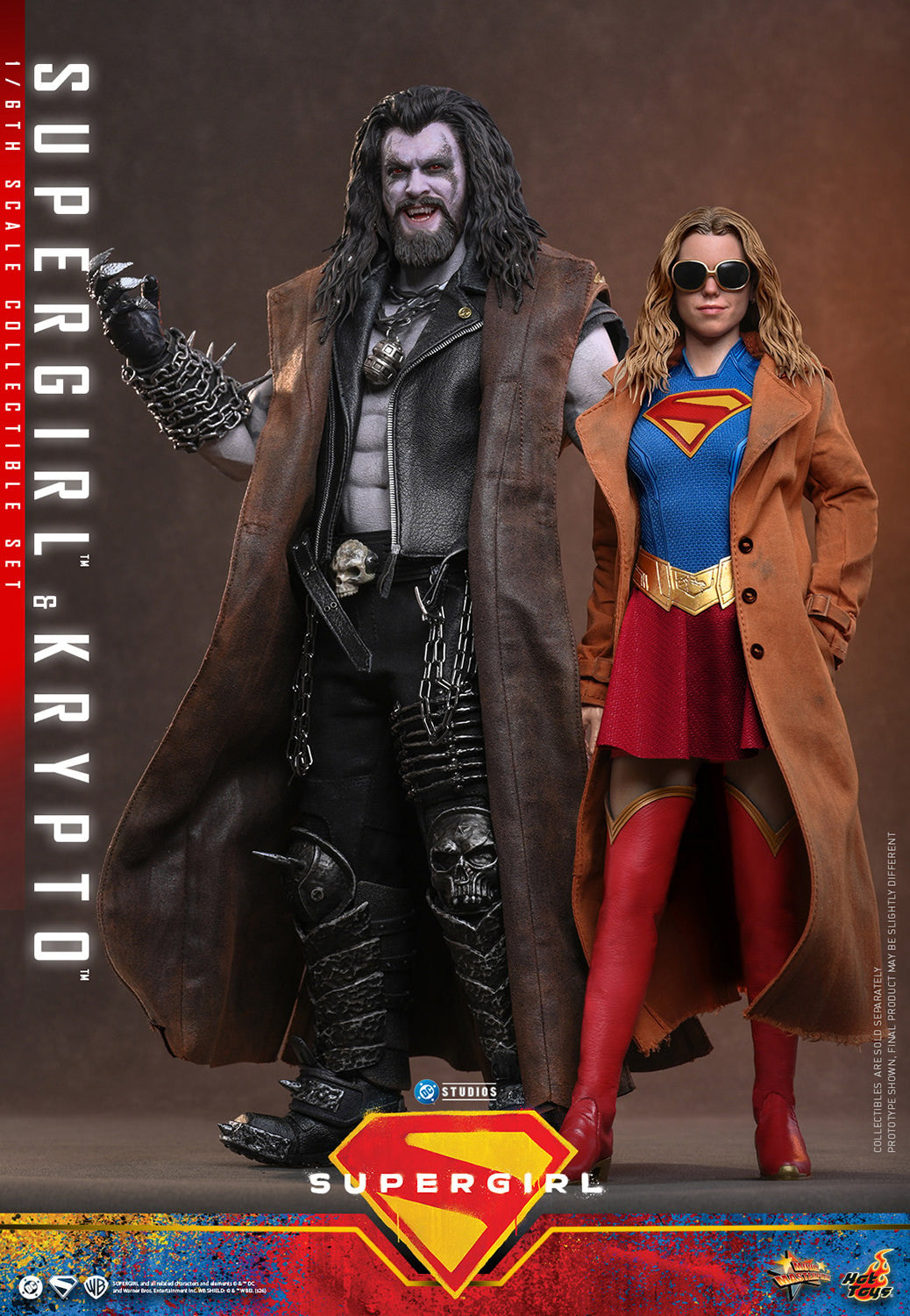 Supergirl & Krypto DC Sixth Scale Figure Set