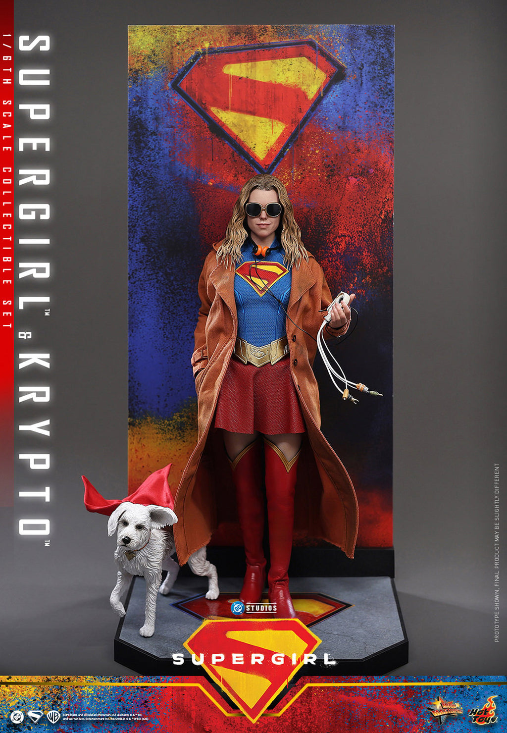 Supergirl & Krypto DC Sixth Scale Figure Set