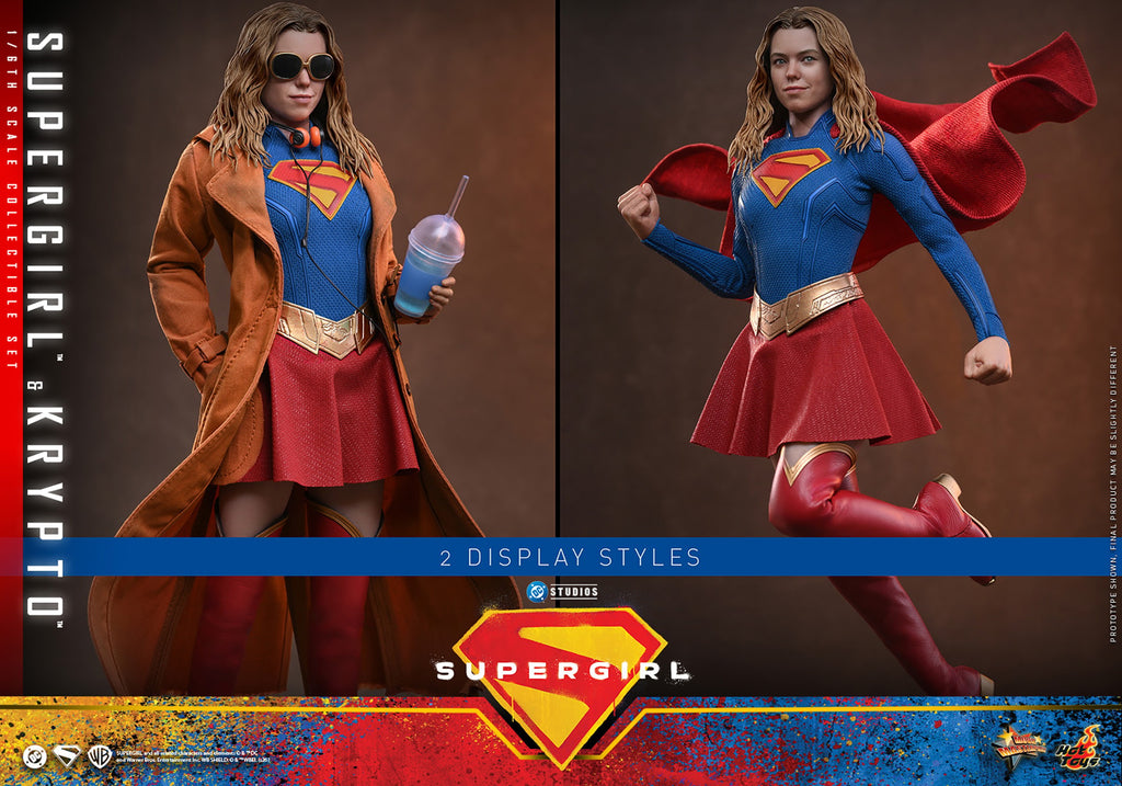 Supergirl & Krypto DC Sixth Scale Figure Set