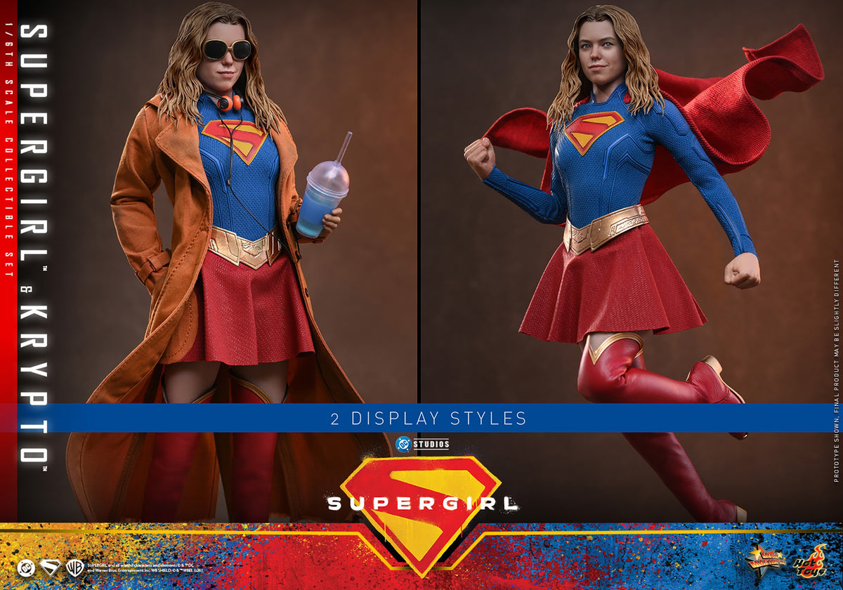 Supergirl & Krypto DC Sixth Scale Figure Set
