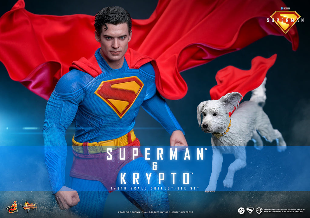 Superman & Krypto DC Sixth Scale Figure Set