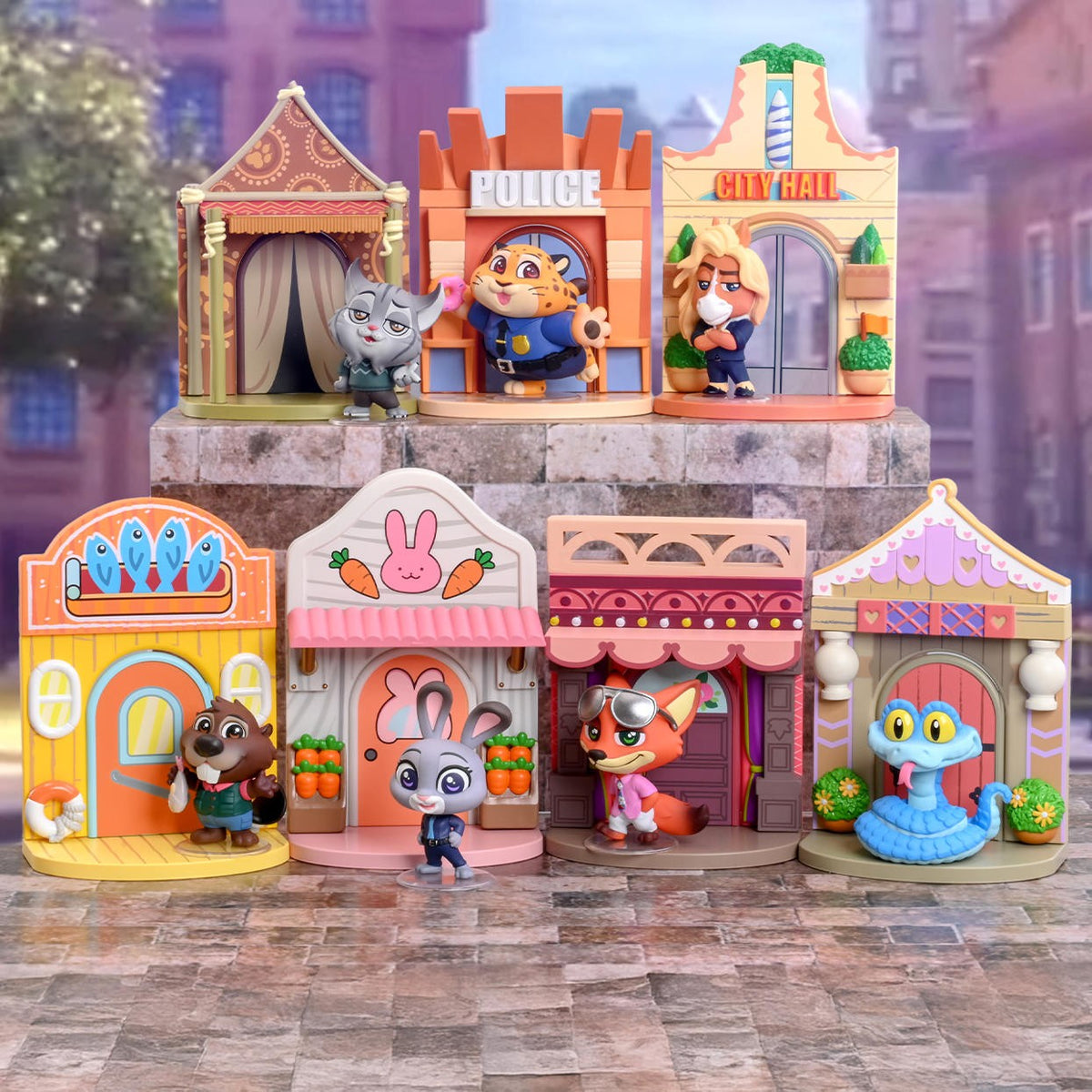 Zootopia 2 Cosbi Diorama Collection Disney Blind Box Set