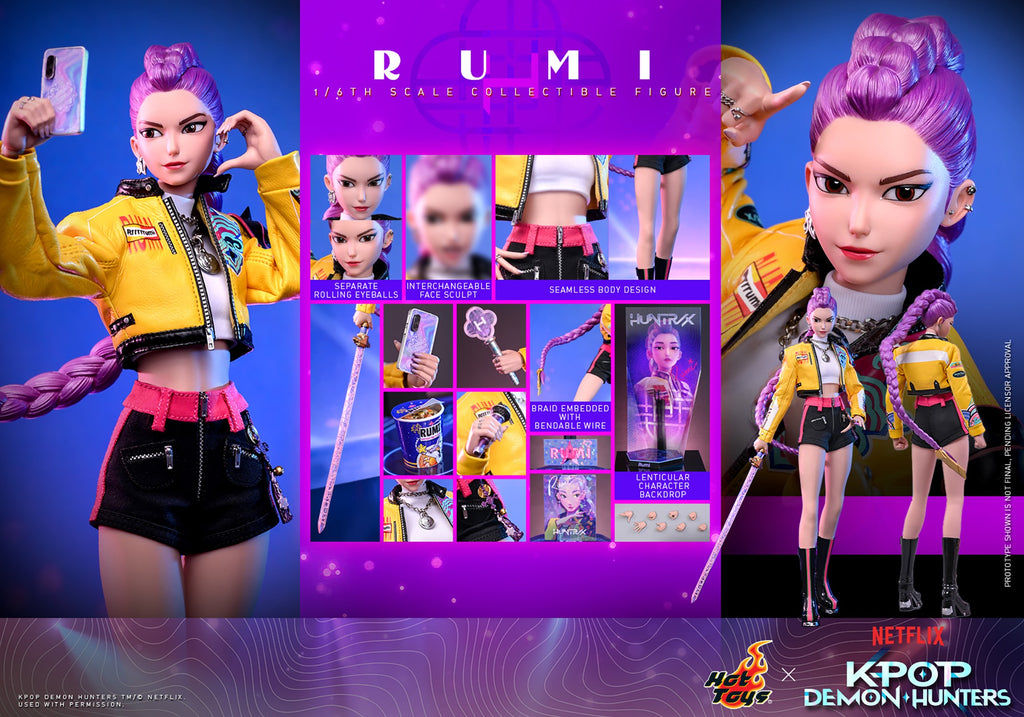 Rumi KPop Demon Hunters Sixth Scale Figure