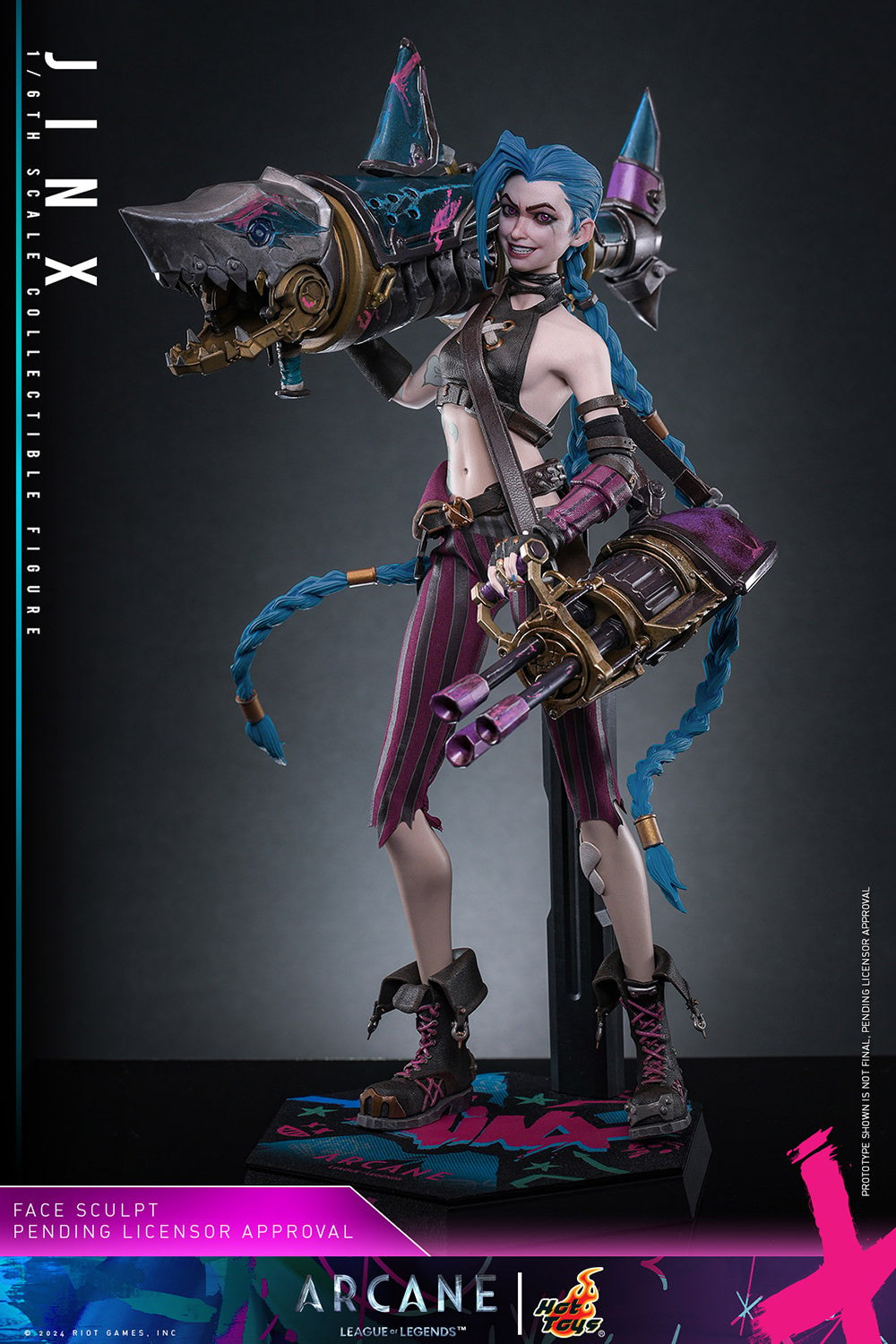 Jinx League of Legends Sixth Scale Figure