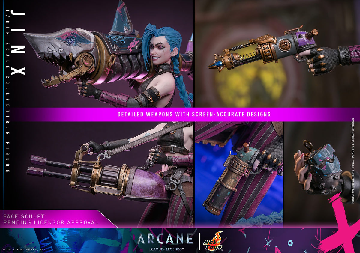 Jinx League of Legends Sixth Scale Figure