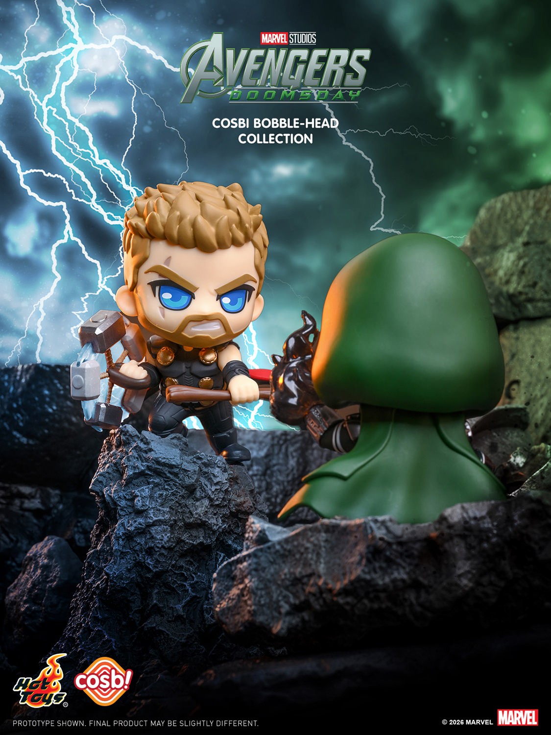 Avengers: Doomsday Cosbi Bobble-Head Collection Marvel Blind Box Set