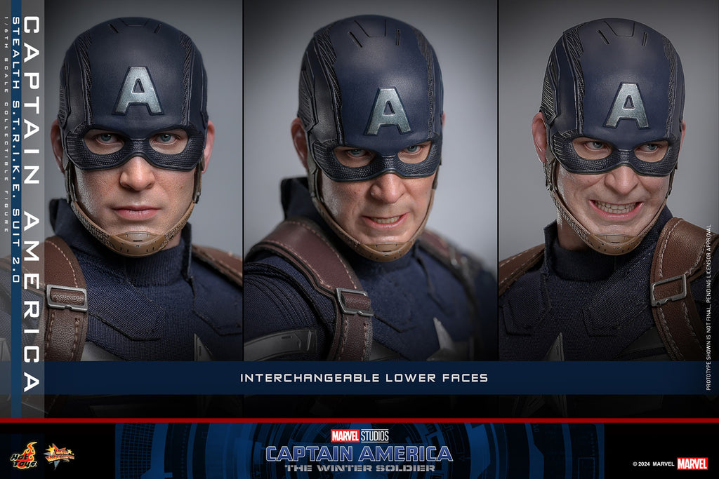 Captain America (Stealth S.T.R.I.K.E. Suit) 2.0 Marvel Sixth Scale Figure