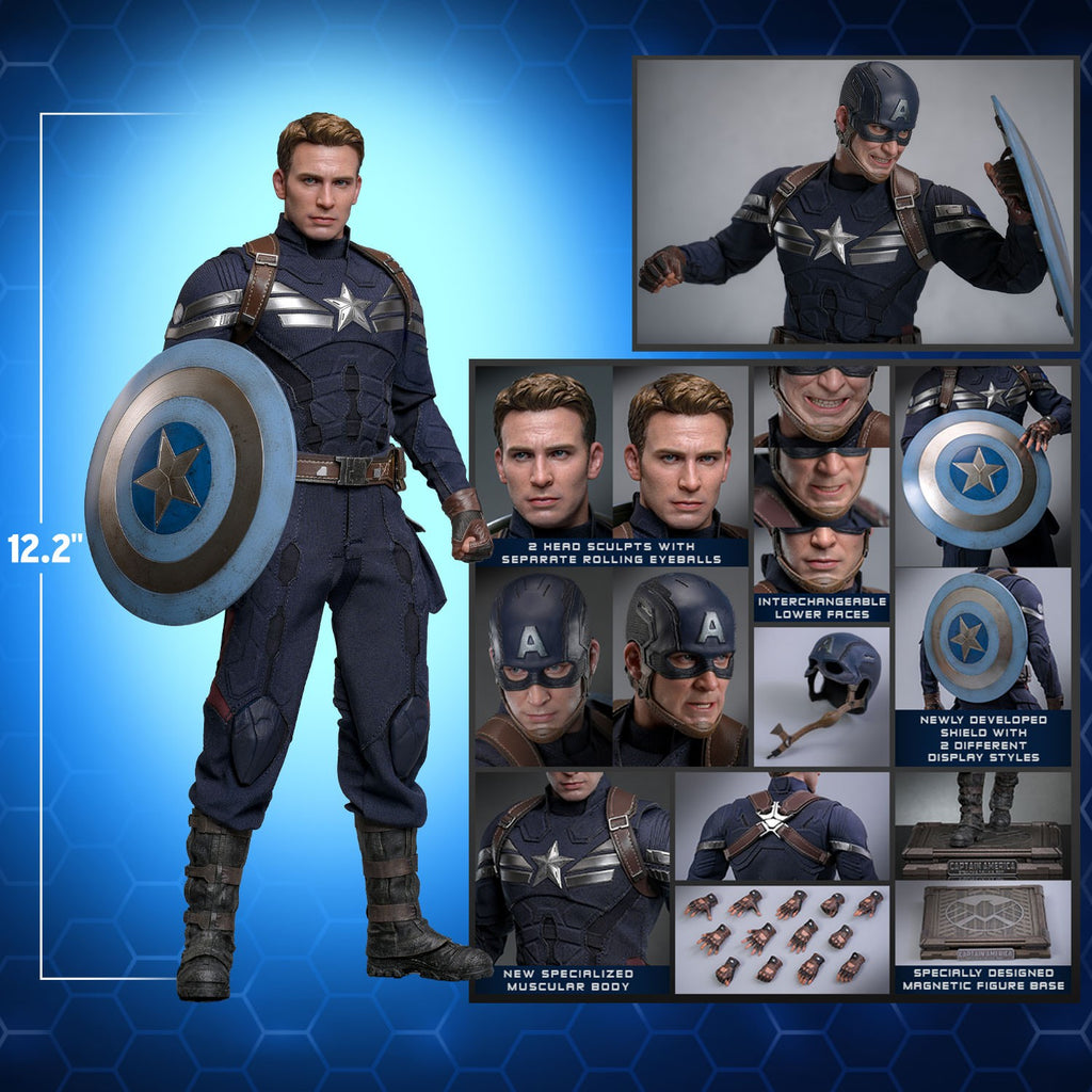 Captain America (Stealth S.T.R.I.K.E. Suit) 2.0 Marvel Sixth Scale Figure
