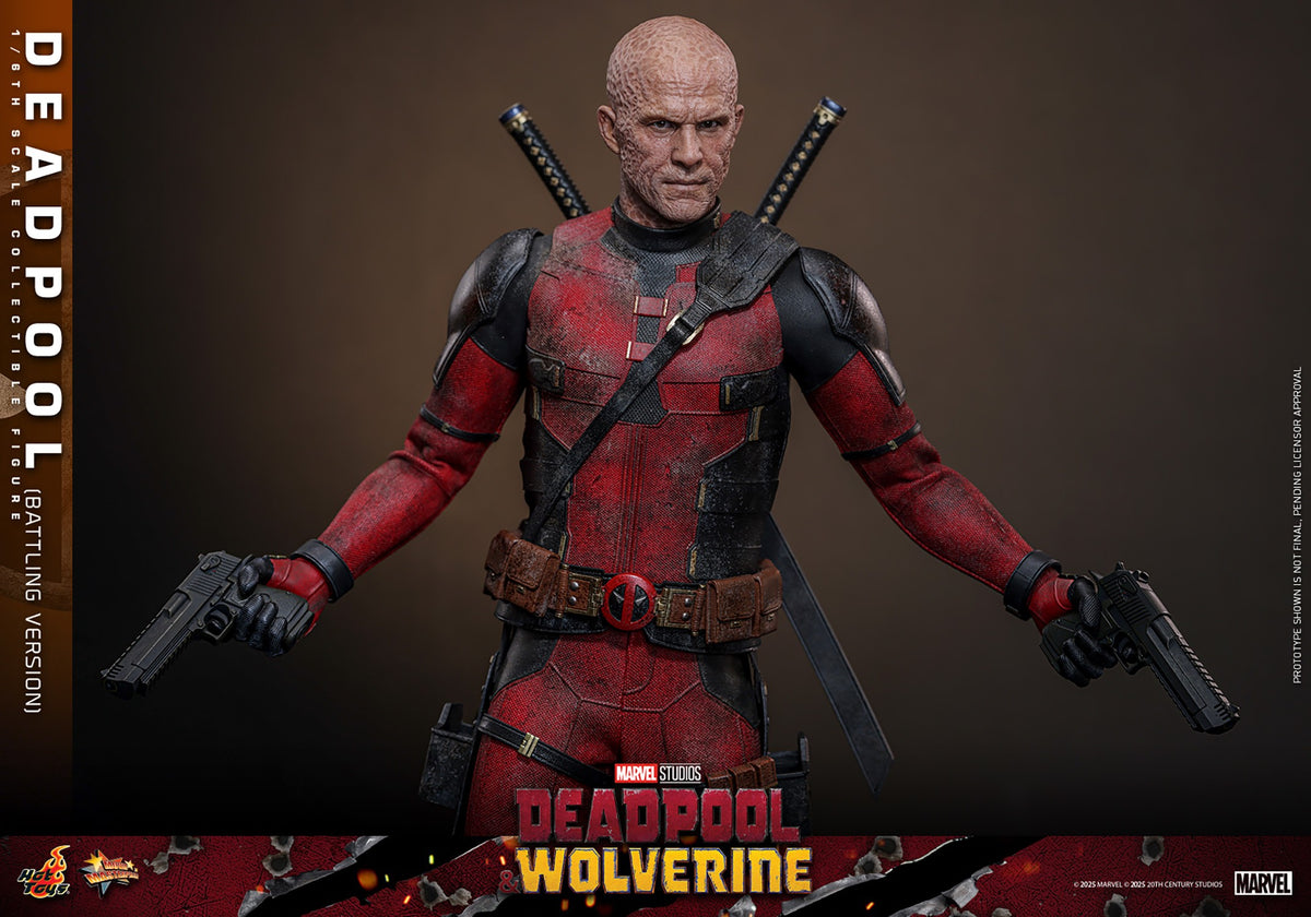 Deadpool (Battling Version) Marvel Sixth Scale Figure