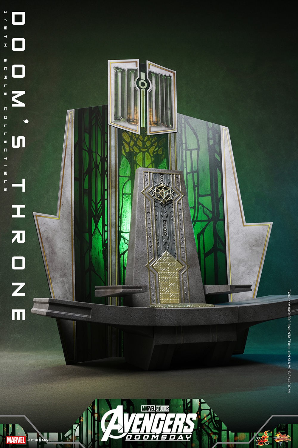 Doom's Throne Marvel Sixth Scale Figure Accessory