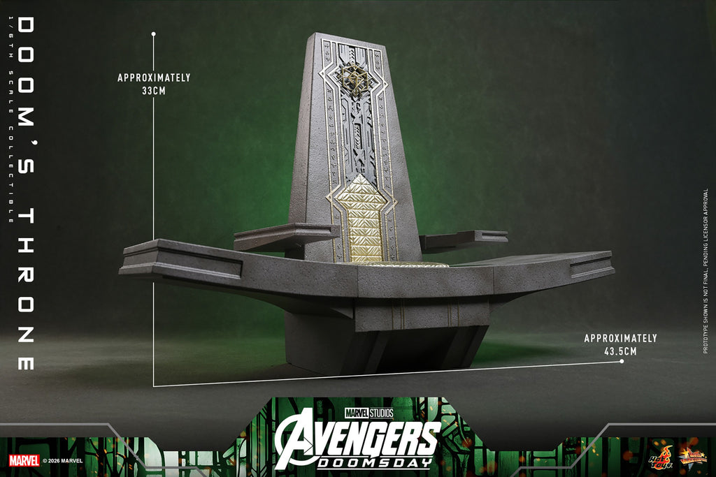 Doom's Throne Marvel Sixth Scale Figure Accessory