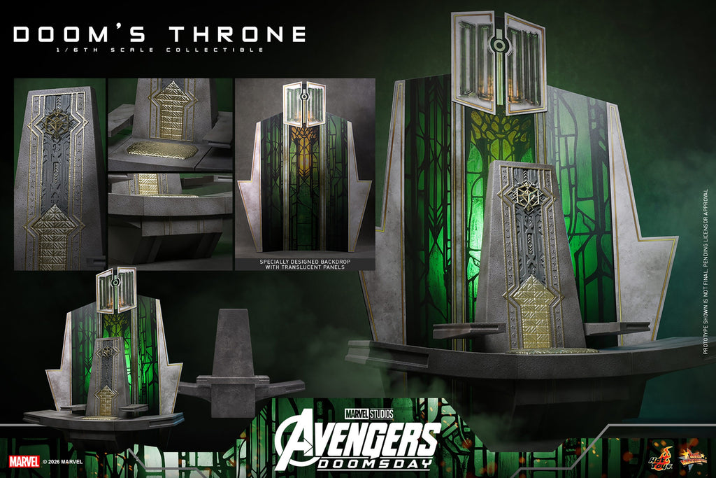 Doom's Throne Marvel Sixth Scale Figure Accessory