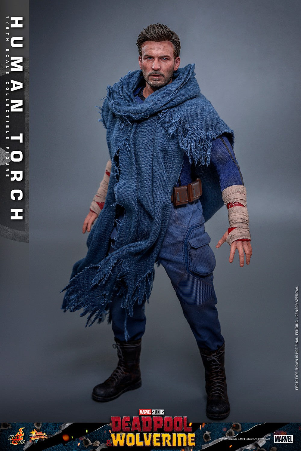 Human Torch Marvel Sixth Scale Figure