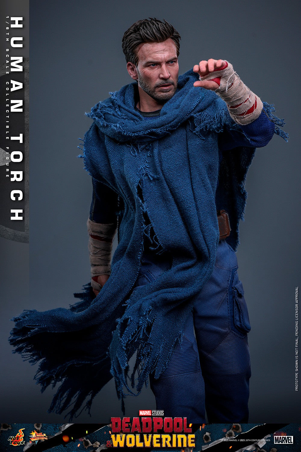 Human Torch Marvel Sixth Scale Figure