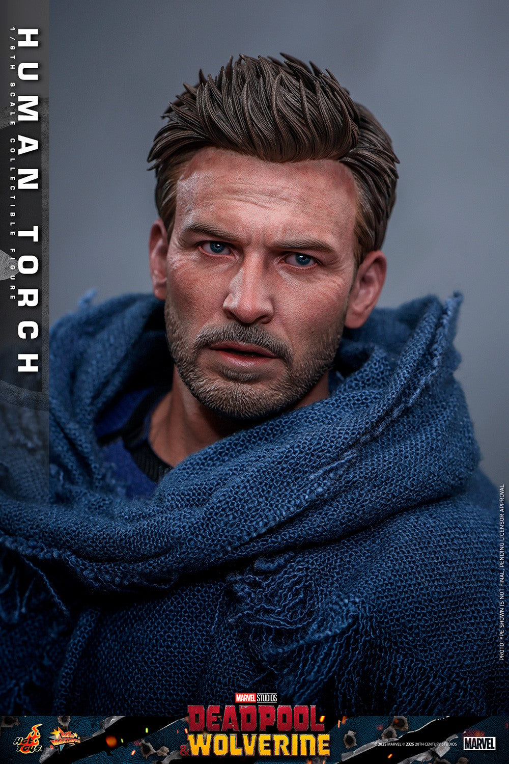 Human Torch Marvel Sixth Scale Figure