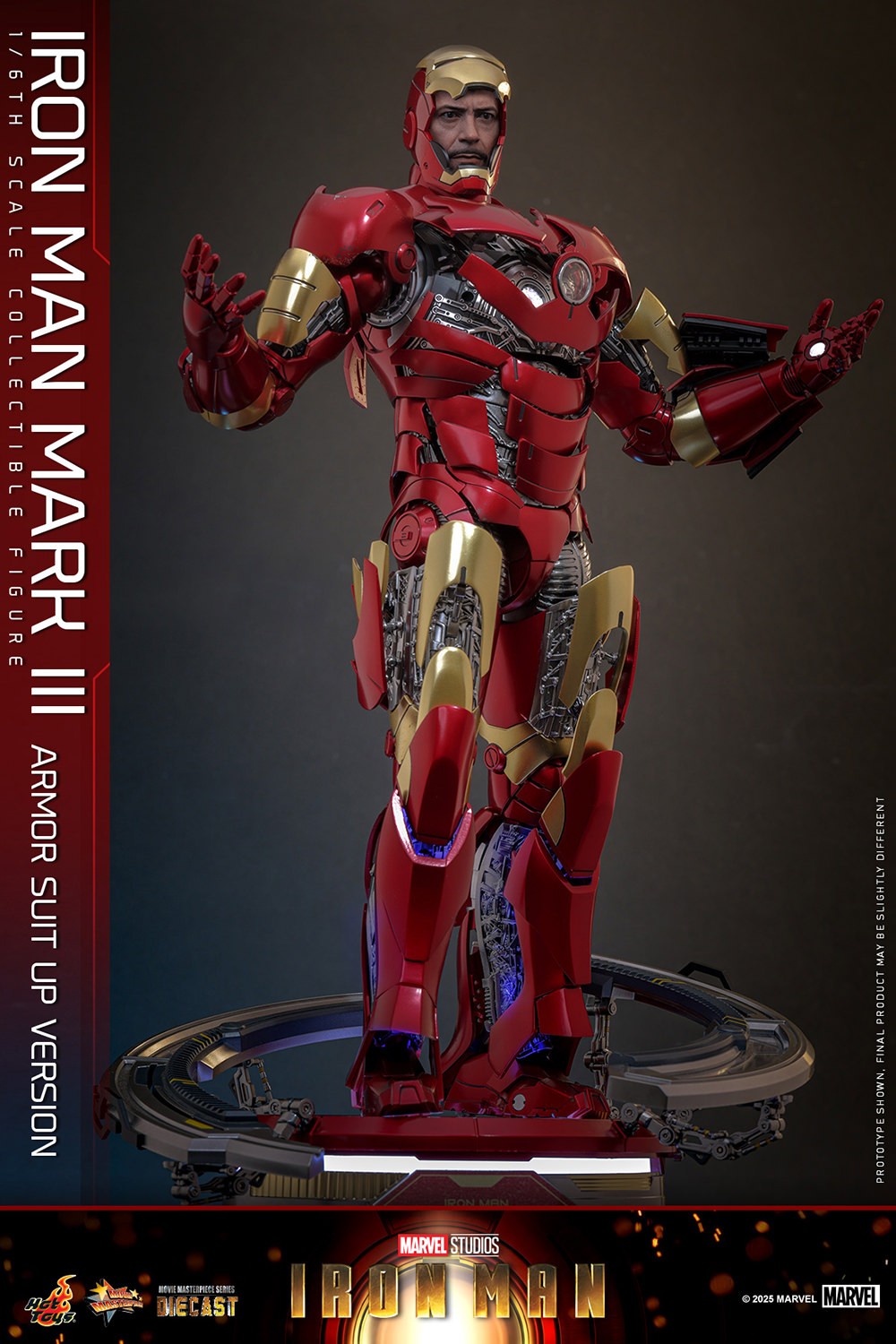 Iron Man Mark III (Armor Suit Up Version) Marvel Sixth Scale Figure
