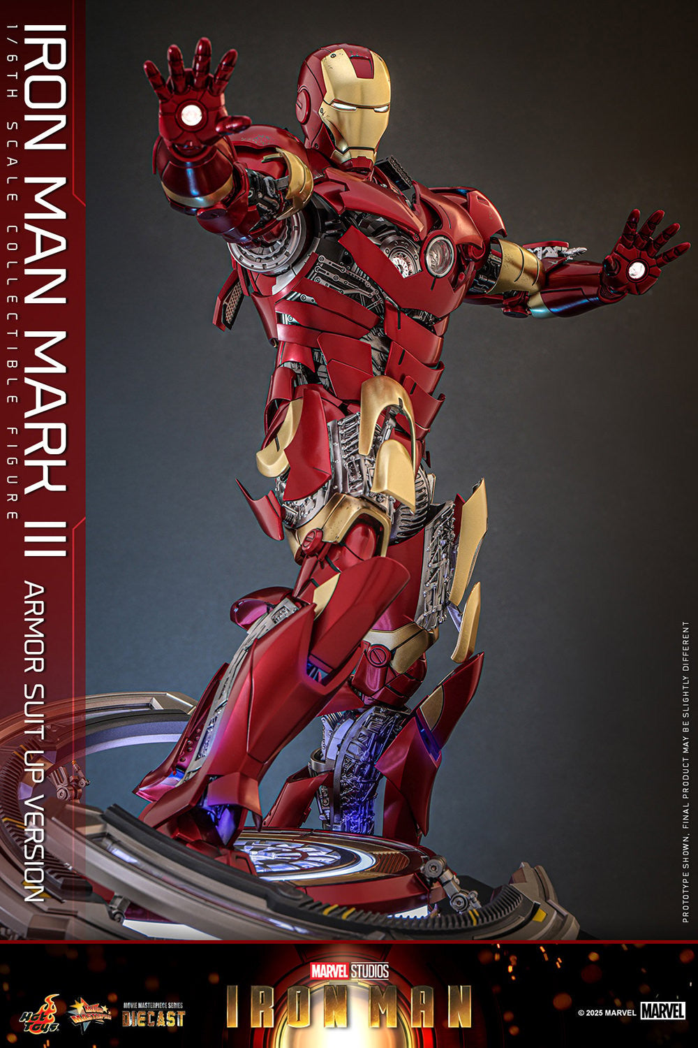 Iron Man Mark III (Armor Suit Up Version) Marvel Sixth Scale Figure