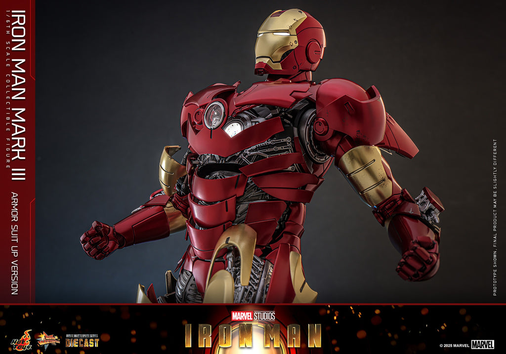 Iron Man Mark III (Armor Suit Up Version) Marvel Sixth Scale Figure
