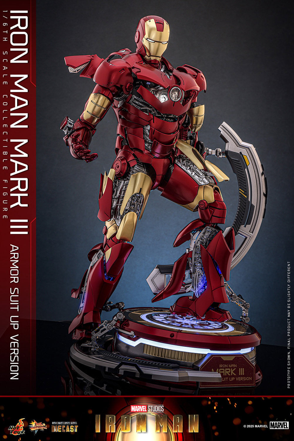 Iron Man Mark III (Armor Suit Up Version) Marvel Sixth Scale Figure