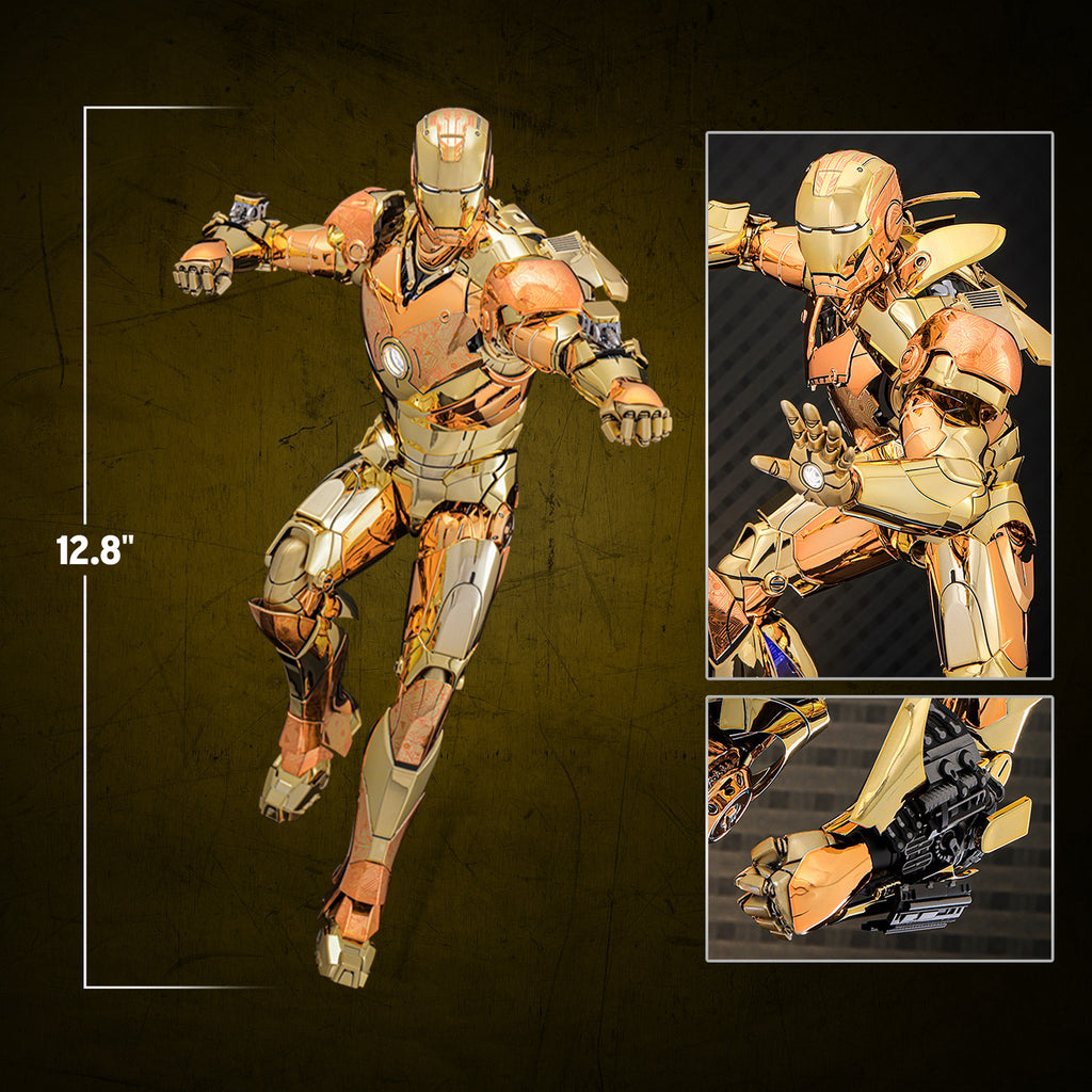 Iron Man Mark III (Golden & Copper Gold Version) Marvel Sixth Scale Figure