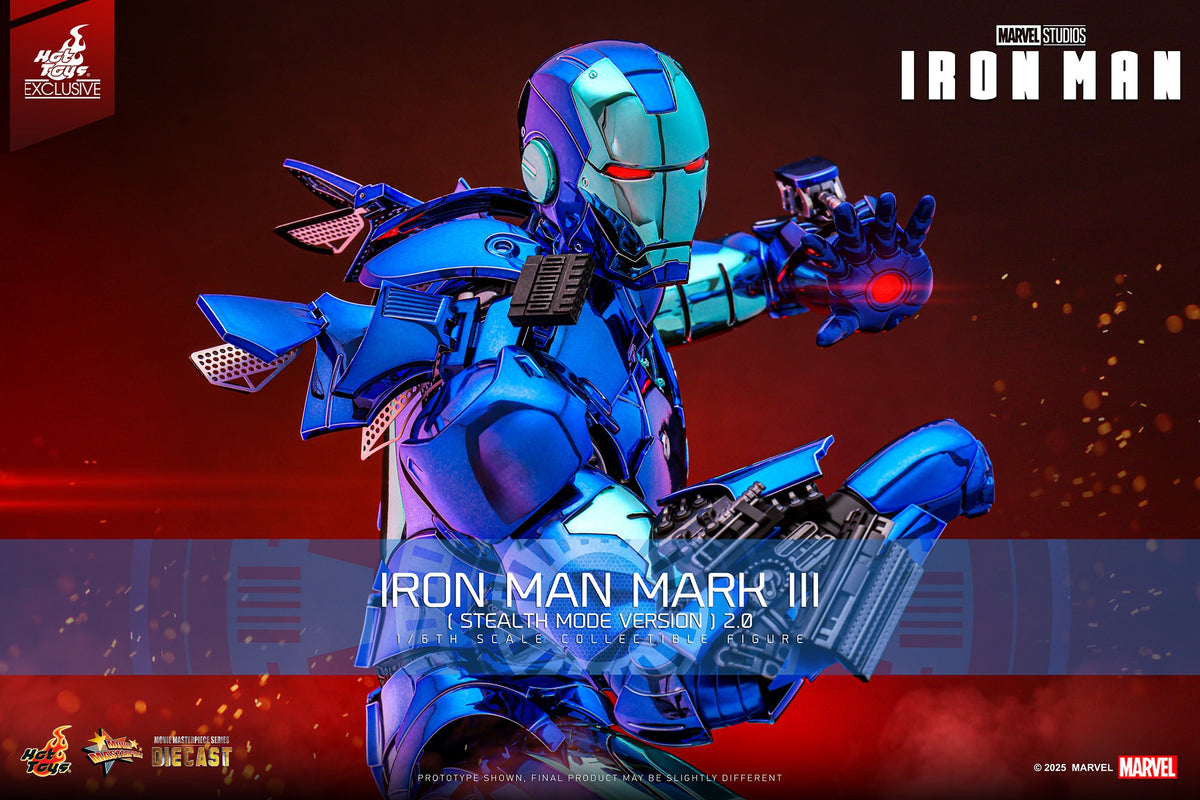 Iron Man Mark III (Stealth Mode Version) 2.0 Marvel Sixth Scale Figure
