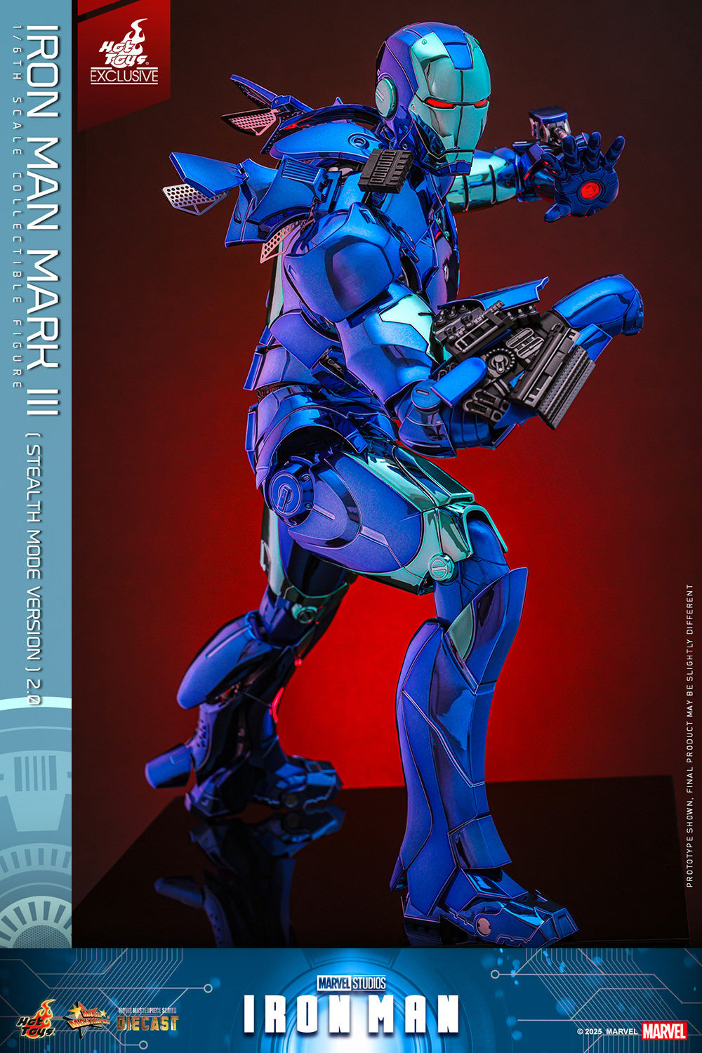 Iron Man Mark III (Stealth Mode Version) 2.0 Marvel Sixth Scale Figure