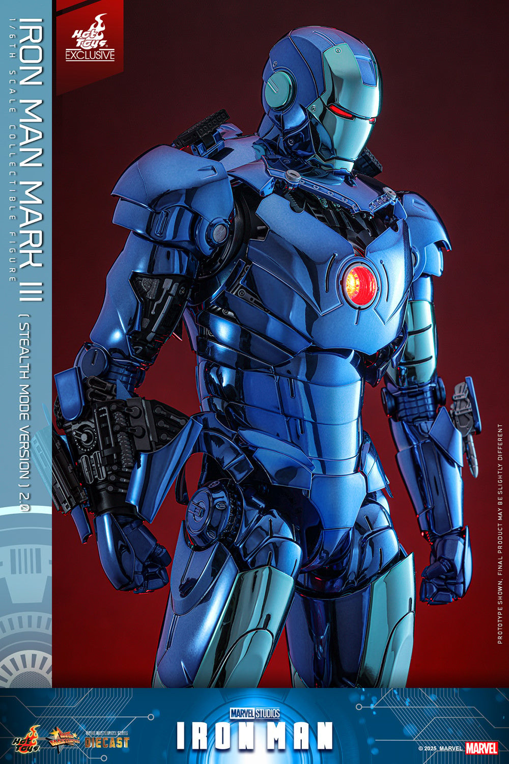 Iron Man Mark III (Stealth Mode Version) 2.0 Marvel Sixth Scale Figure
