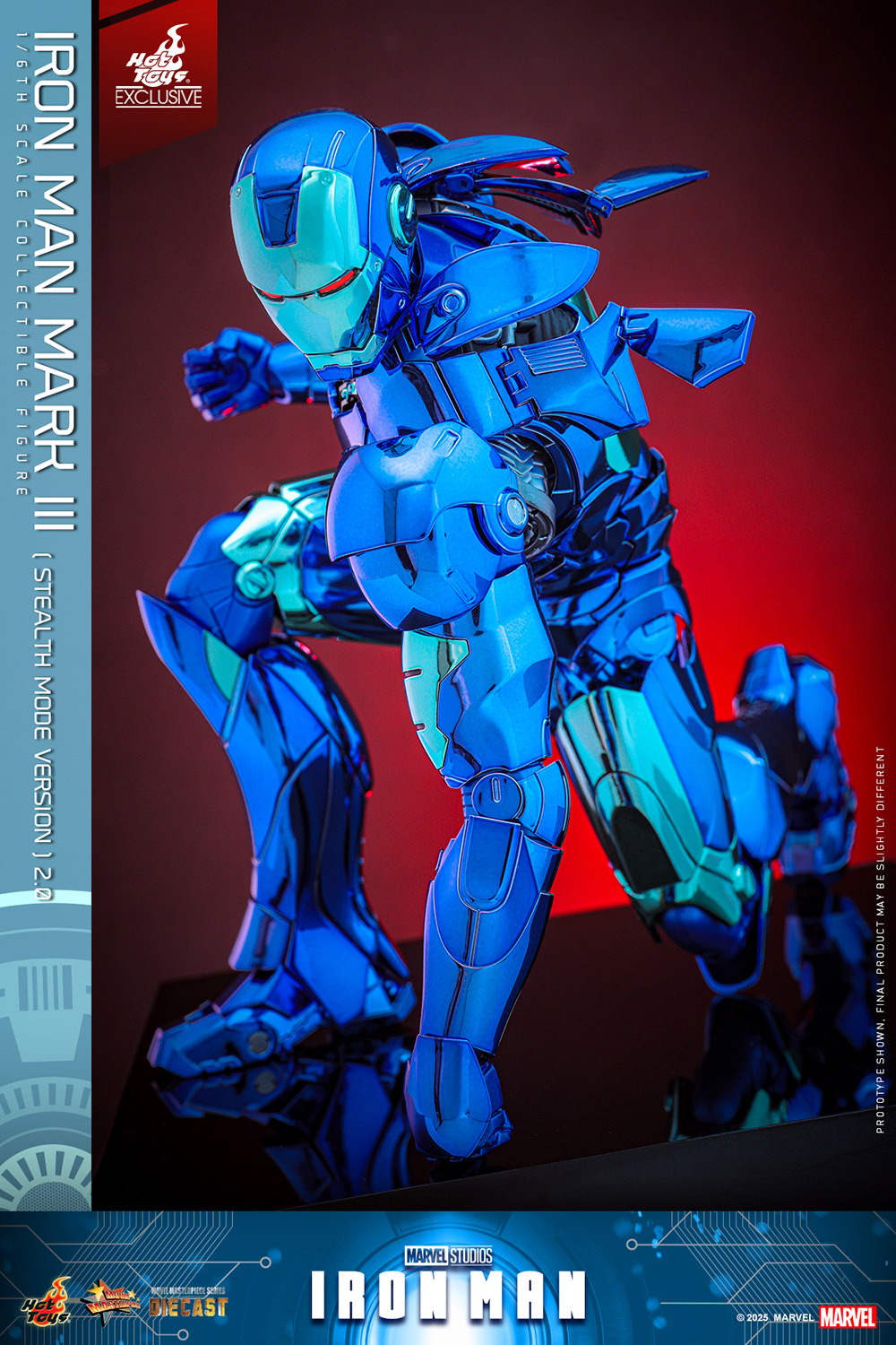 Iron Man Mark III (Stealth Mode Version) 2.0 Marvel Sixth Scale Figure